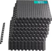 Versatile 108 Sq. Ft EVA Foam Interlocking Exercise Tiles for Home Workouts