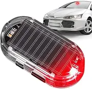 Anti-theft Solar Antift Light, Solar Power Anti-theft Light - LED Flashing Security Lamp | Simulated Alarm Anti-theft Automobile Automobile Interior Security for Car Accessories