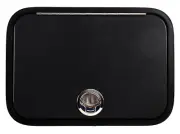 Black Starboard Access Hatch 11.5 x 16 Boat Hinged Mastercraft Stainless Latch