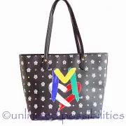 New LOVE MOSCHINO JC4058 Tote Shoppers Shoulder Hand Bag Black Tag + Dustbag