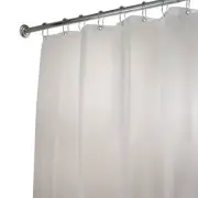 InterDesign 14752 Shower Curtain Or Liner, 72" x 72", White