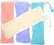 FOYTOKI Efficient Soap Foaming Pouches for Bathroom Handmade Soap Holder Soft Elastic