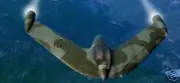 Rocket Wing Horten Airplane Art Wood Model Free Ship New