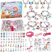 SUYUKI Girls Toys 5 6 7 8 9 10 11, Art Supplies for Girls Ages 8-12 Bracelet Making Kit for Girls 7 8 9 10 11 12 Unicorn Mermaid Toy Crafts for Girls 8-12