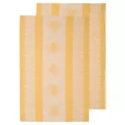 Kitchen Dishtowels, Set of , Honeybee Jacquard, 2 Count