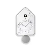 Guzzini Home Qq-Up 37cm Wall/Table-Top Clock w/ Pendulum - Grey