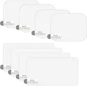 Pack of 8 Dashcam Electrostatic Sticker Transparent Static Film Windscreen Sticker to Prevent Scratches and Drops for Installing Dash Cam
