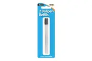 Tiger Ball Pen Refills (Pack of 2) (Black/Silver) (One Size)
