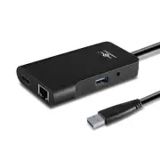 Vantec USB 3.0 Mini Docking Station with HDMI/DVI/GbE