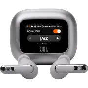 JBL Live Beam 3 TWS Noise Cancelling In-Ear Headphones (Silver)