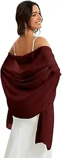 [Shestellar] Women's Scarf Shawls and Wraps Soft Chiffon Wedding Bridal Scarves