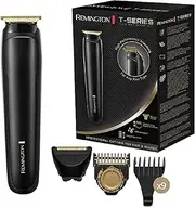 Remington T-Series 2-in-1 Hair Trimmer & Hair Trimmer (T-Precision Trimmer, 9 Attachment Combs 1.5-25 mm + Adjustable Beard Trimmer Attachment Comb + Razor Attachment) MB7050
