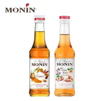 在飛比找momo購物網優惠-【MONIN】系列風味糖漿250ml/瓶；焦糖/白桃(調飲 