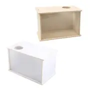 Hamster Bathroom House Container Transparent Window Litter Sand Box