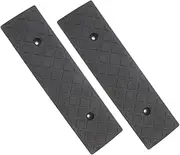 PAMINGONO 2pcs Step Mat Threshold Ramps for Doorways Driveways Portable Ramp Mats for Home Entrance