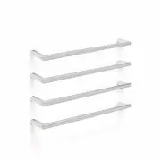 Forme 600mm Brushed Stainless Steel Round PVD Single Non Heated Rail