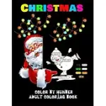 CHRISTMAS COLOR BY NUMBER ADULT COLORING BOOK: STRESS RELIEVING DESIGNS: CHRISTMAS COLORING BY NUMBER