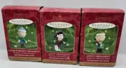 Hallmark A Snoopy Christmas Ornaments Charlie Brown, Lucy & Linus