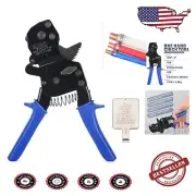One-Handed iCrimp PEX Tool for Stainless Steel Clamps – Fits 3/8 to 1 Inch Pipes