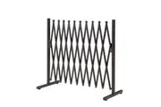 ZUNI Garden Security Fence Gate Expandable Aluminum Barrier Indoor Outdoor Brown