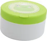 Ciieeo Box Powder Puff Powder Puff Holder Talcum Powder Container Bath Puff Container Cosmetic Powder Container Makeup Cosmetic Case Empty Loose Powder Puff Case Green