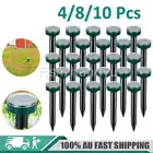 4/8/10X Garden Snake Repeller Ultrasonic Solar Powered Snake Pest Repellents NEW