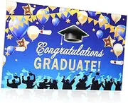 TEHAUX Hanging Background Prop Backdrop for Graduation Party Graduation Banner Schools Leavers Graduations Party Banner Graduation Background Decorations for Pride Decorations Vinyl