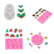 Candy Tree Hat Socks Silicone Mold Baking Mold for Making Fondant Chocolate