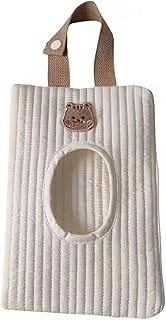 Baby Wipe Holder,Portable Wet Wipes Dispenser - Refillable Car Tissue Dispenser, Pull-Out Tissue Storage Bag for Car Diaper Bag Gym Stroller
