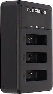 3 Channel USB Camera Charger for NP BX1 Battery Multiple Compatible with ZV1 RX100M7 M5A M6 Black Card M2 M5 RX1R HX50 WX350 Camera Battery