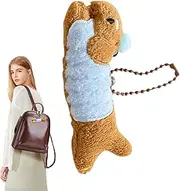 Cute Plush Keychain,Cute Key Holder Pendant | Cartoon Puppy Stuffed Keyring Backpack Decoration For Classroom Graduation Travel Suitcase