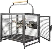 Bird Supplies Pet Boarding Cage Parrot Bird Cage Travel Cage Grey Parrot Portable Cage Car Pet Outdoor Cage Parrot Canary Bird Playground