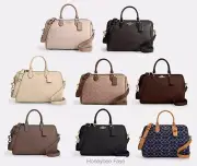 NWT Coach Rowan Large Satchel Bag In Signature Canvas CV960/CV959