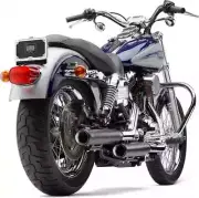 Cobra Black 3in Neighbor Hater Slip On Muffler Dyna Super Glide T-Sport 01-03