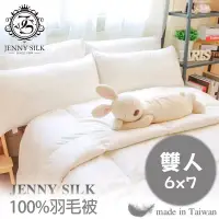 在飛比找Yahoo奇摩購物中心優惠-JENNY SILK 100%羽毛被 雙人6x7羽毛被 冬被