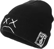 [SEND LEWDS] Autumn Winter Warm Beanie Hats Embroidery Lil Peep Beanie Caps Men Women Sad boy Knitted Hats Hip hop