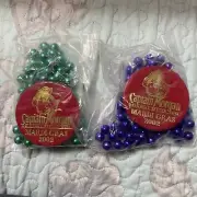 VTG Captain Morgan Mardi Gras 2002 Beads New In Package. Vintage