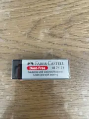 Faber-Castell Dust-Free Eraser Black Large Artists Sketching Drawing School