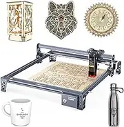 Creality CR-Laser Falcon 10W Laser Engraver, Laser Engraving Machine for Wood and Metal, Laser Cutter Machine 0.06mm High Precision, Engraving and Cutting Machine for Multi-Material