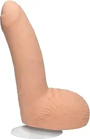 Doc Johnson Signature Series - William Seed - 8 Inch Realistic ULTRASKYN Dildo with Removable Vac-U-Lock Suction Cup - F-Machine & Harness Compatible - for Adults Only, Vanilla