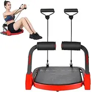 Ab Workout Equipment, Ab Crunch Machine, Gym Equipment for Strength Training with Resistance Bands, Abs and Total Body Workout, Max Load 280LBS, for Abs Workout Equipment Home Gym Equipment