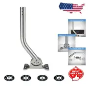 Pro-Grade Adjustable Aluminum Antenna Mount - Universal 18" Heavy-Duty Bracket