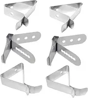 MOTHNUR 6pcs Stainless Steel Temperature Probe Holders Coffee Cup Clips for Easy Monitoring Prevent Slipping for Thermometer Use Home and Kitchen
