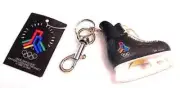 SALT LAKE CITY SLC 2002 Bid Logo Ice Skate Key Chain Great Trade Item 2024 PARIS