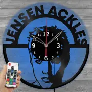 LED Vinyl Clock Jensen Ackles Light Vinyl Record Wall Clock Decor Home 4579