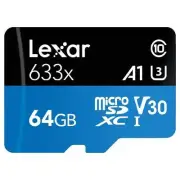 Lexar High Performance 64GB Micro SD Card SDXC 95MB/S Mobile Camera 4K Video