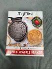 My Mini Waffle Maker Snowman or Santa Small Waffle 5" Plate