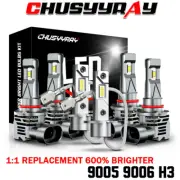 Para For Toyota Corolla 2001-2003 2004 Faros LED + Kit de bombillas antiniebla