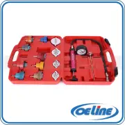 14pcs Radiator Coolant Pressure Tester Head Gasket Leak Detector Cooling System