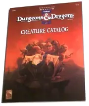 DMR2 Creature Catalog Dungeons & Dragons TSR 9438 D&D Challenger series reprint